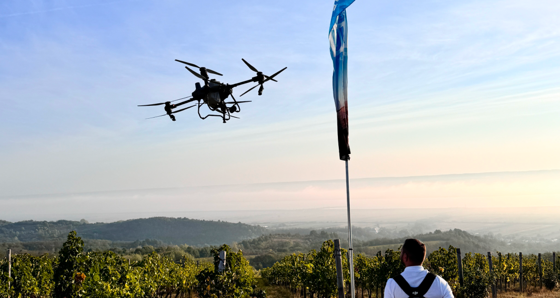 Studiu de caz: Aplicarea tratamentelor fitosanitare la vița-de-vie folosind dronele agricole