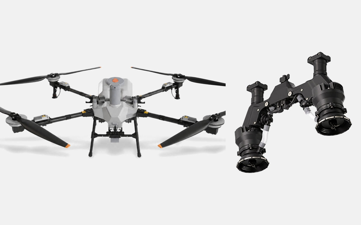 Pulverizarea cu DJI AGRAS T55 — capacitate mai mare și reglaje adaptate culturii