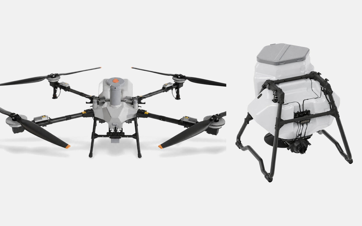DJI AGRAS T55 pentru îngrășăminte granulare și semințe pentru culturile de înverzire