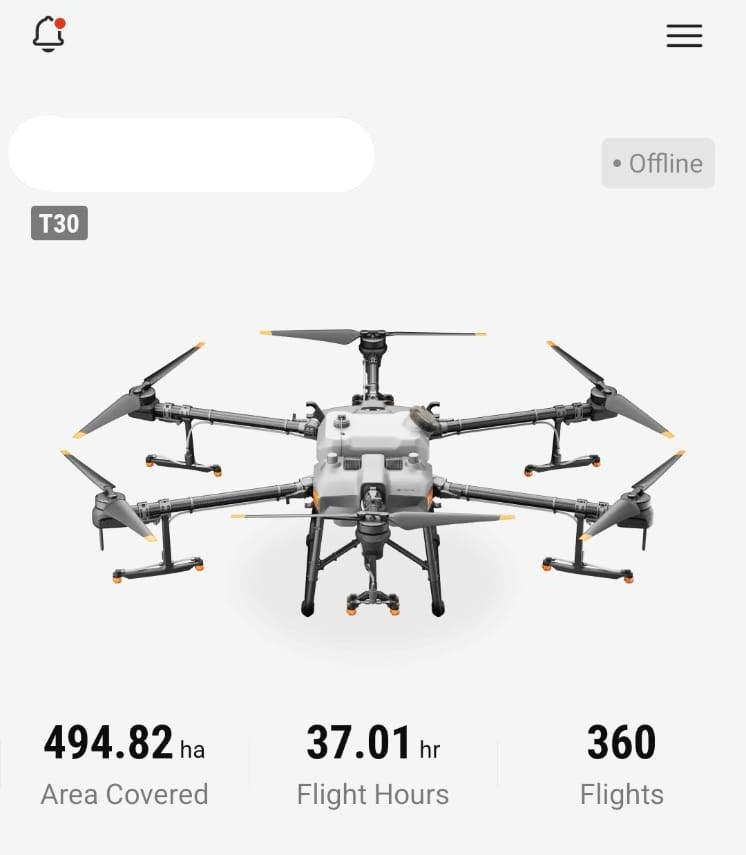 Drona DJI Agras T30 Second Hand