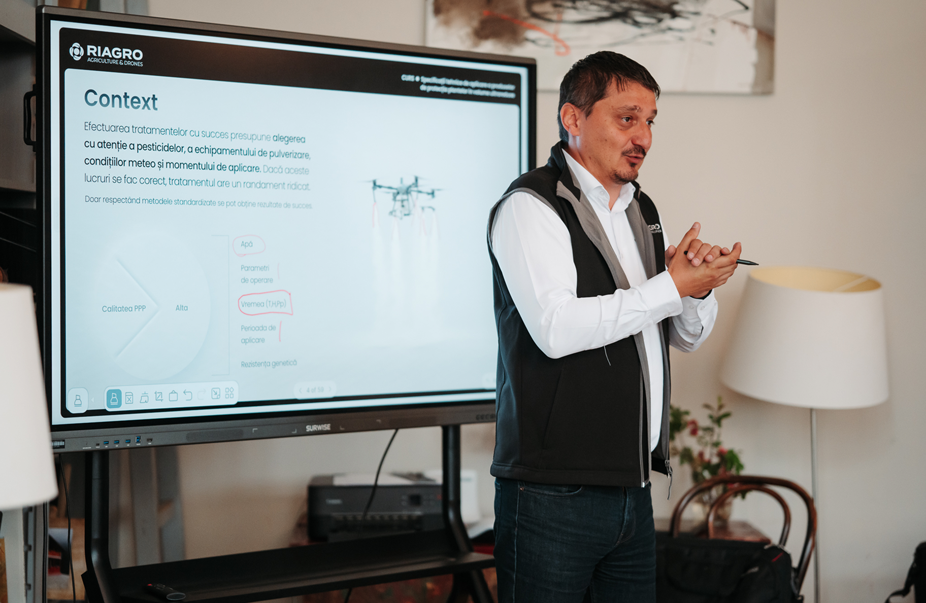 Training Aprofundat De Specializare În Utilizare Dronelor Agricole